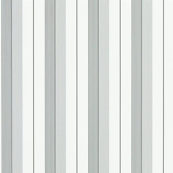 Ralph Lauren Aiden Stripe Black / Grey Wallpaper PRL020-09