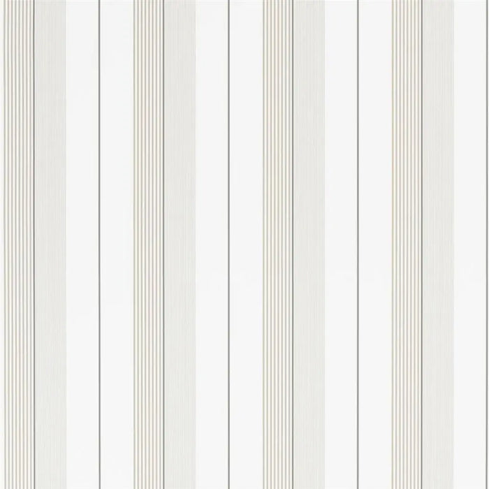 Ralph Lauren Aiden Stripe Natural / White Wallpaper PRL020-11