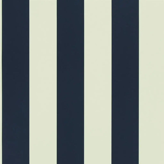 Ralph Lauren Spalding Stripe Blue / White Wallpaper PRL026-10