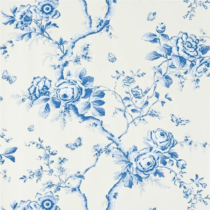 Ralph Lauren Ashfield Floral Delft Wallpaper Sample PRL027/01