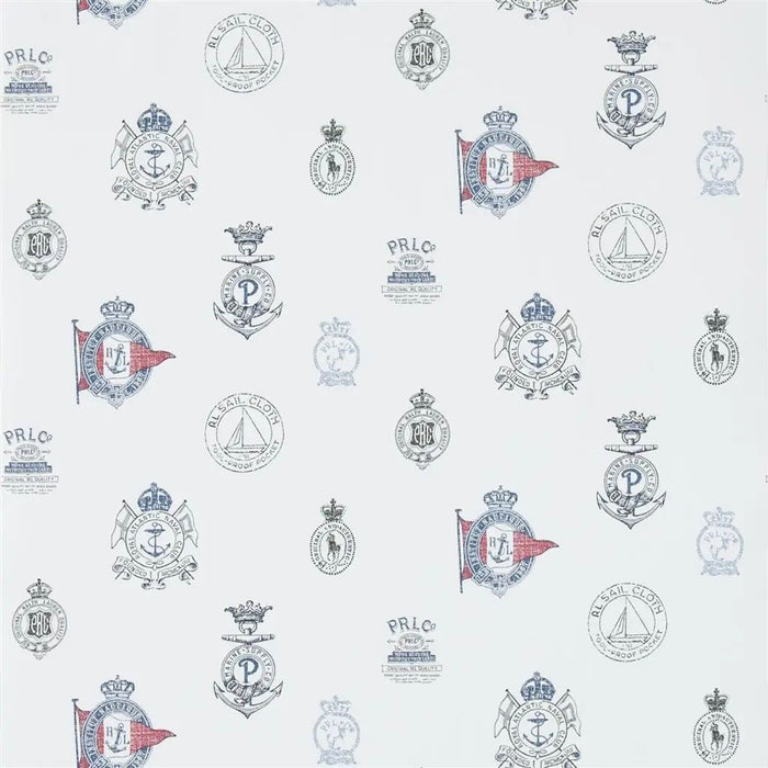Ralph Lauren Rowthorne Crest Captain Wallpaper Sample PRL032/01