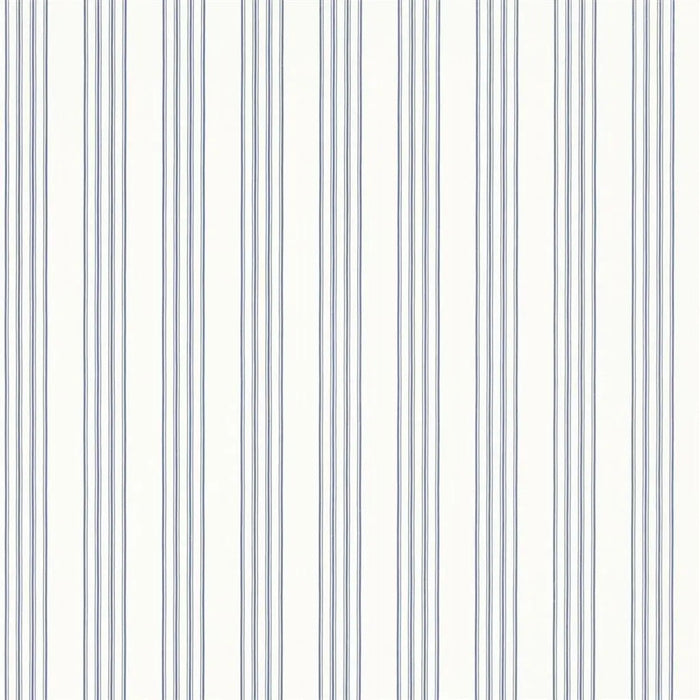 Ralph Lauren Palatine Stripe Porcelain Blue Wallpaper Sample PRL050-05
