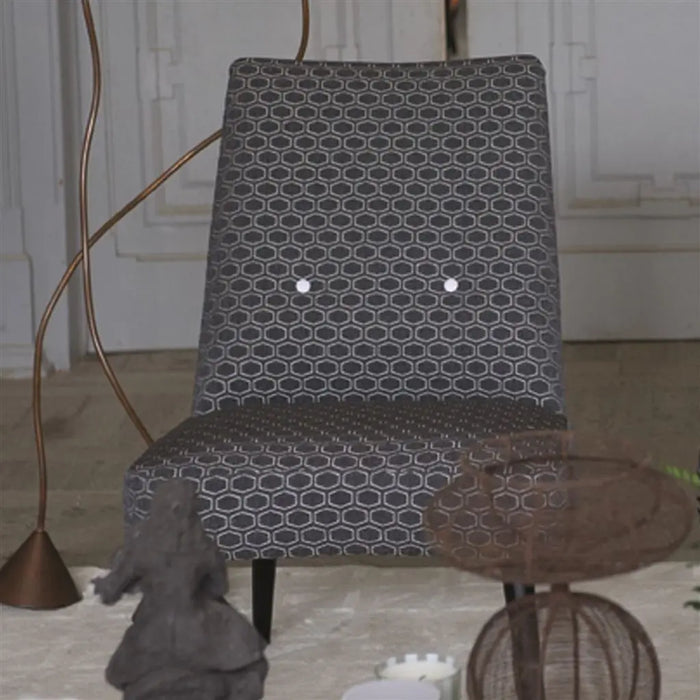 Designers Guild Giuliano Graphite Fabric Sample F1940-03