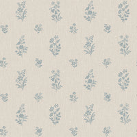 Schumacher Petit Fleurs Blue Wallpaper 4264