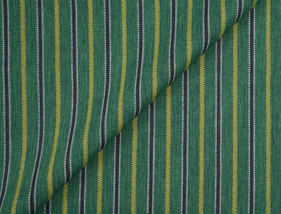 Jim Thompson Samoa Stripe Emerald Fabric JT013820004