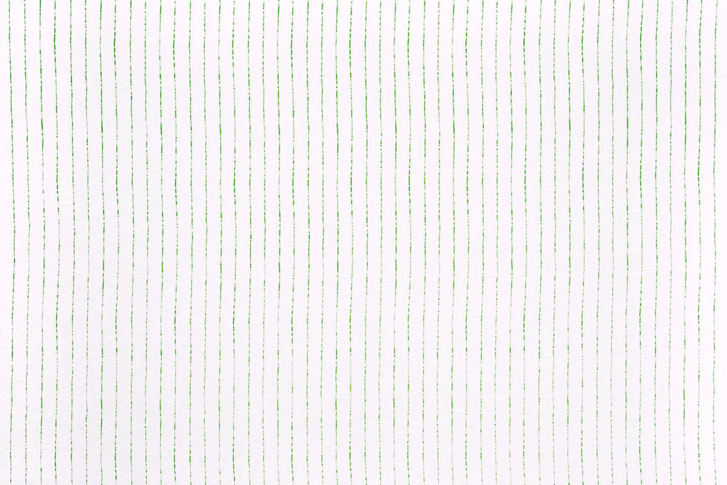 Christopher Farr Broken Stripe Green Fabric Sample