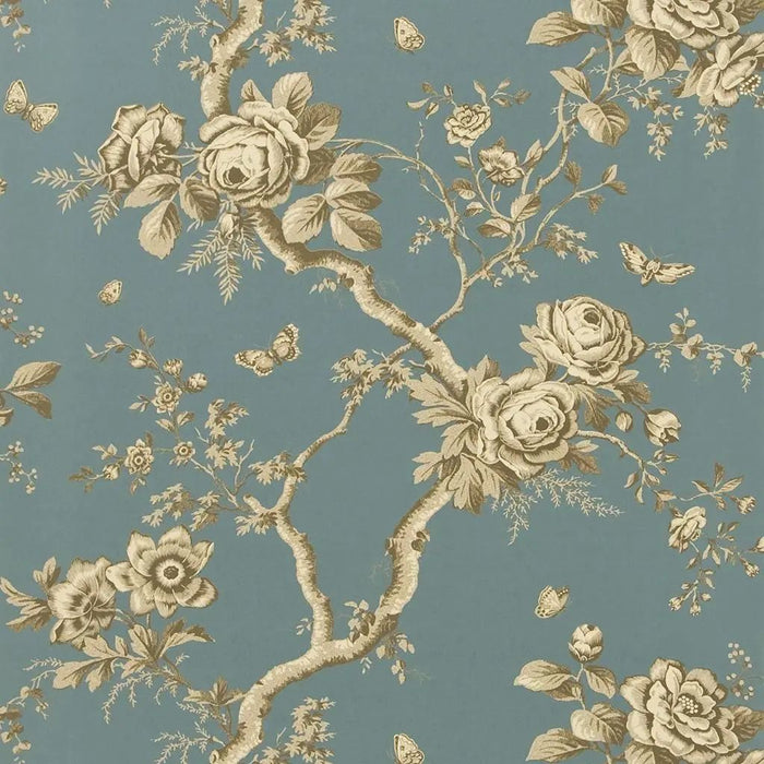 Ralph Lauren Ashfield Floral Tourmaline Wallpaper Sample PRL027/07