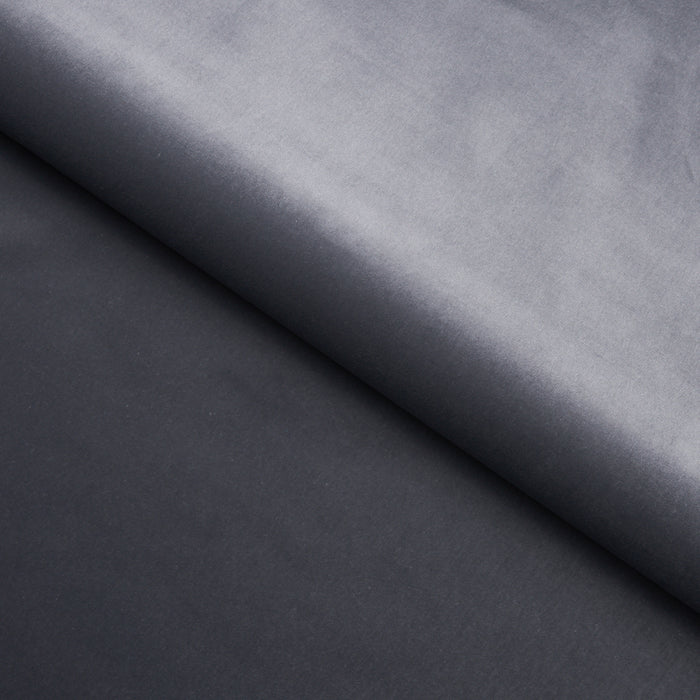 Schumacher Gainsborough Velvet Graphite Fabric Sample 42770