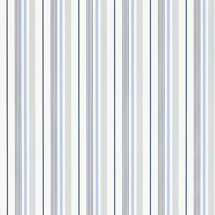 Ralph Lauren Gable Stripe Cornflower Wallpaper PRL057-01
