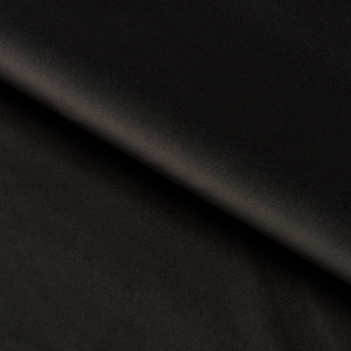 Schumacher Gainsborough Velvet Charcoal Fabric Sample 42822