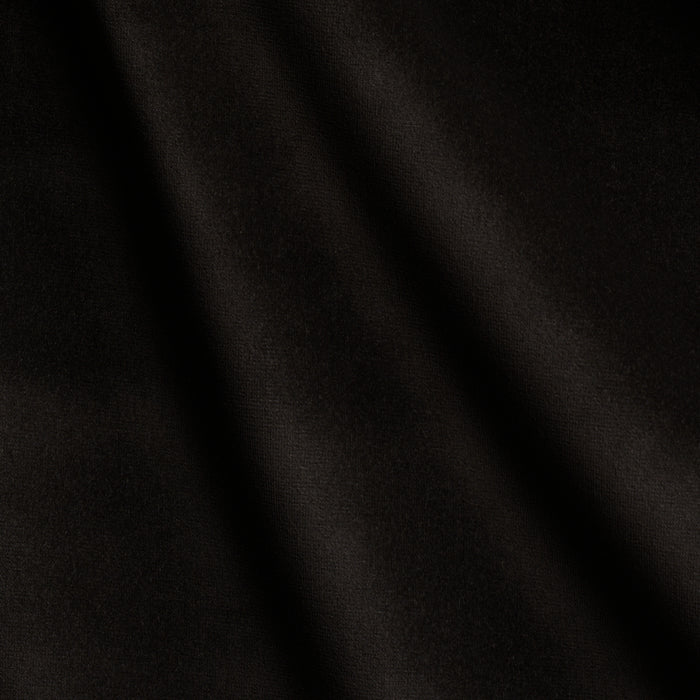 Schumacher Gainsborough Velvet Charcoal Fabric Sample 42822