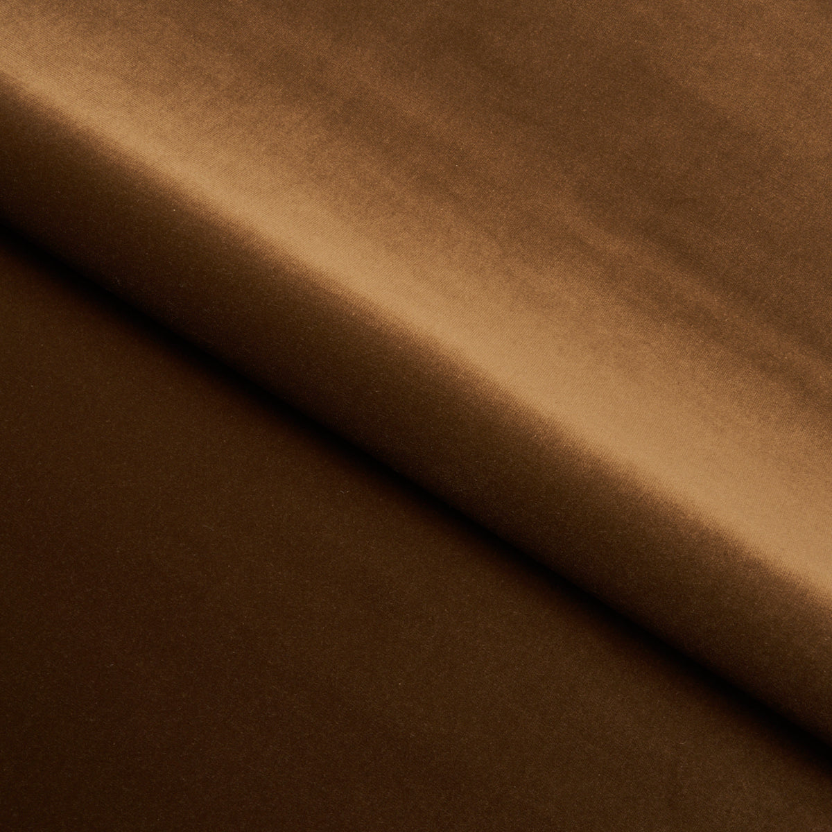 Schumacher Gainsborough Velvet Sepia Fabric 42887
