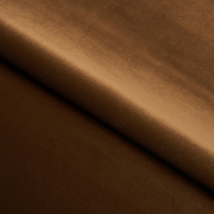Schumacher Gainsborough Velvet Sepia Fabric 42887