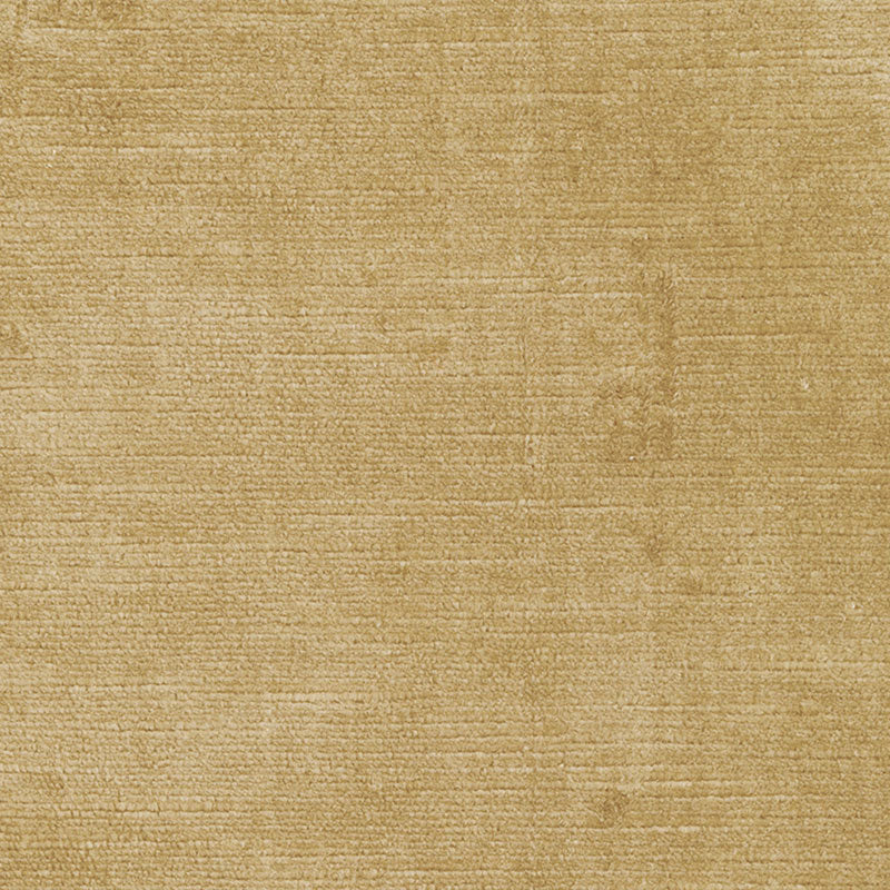 Schumacher Antique Linen Velvet Champagne Fabric Sample 43131