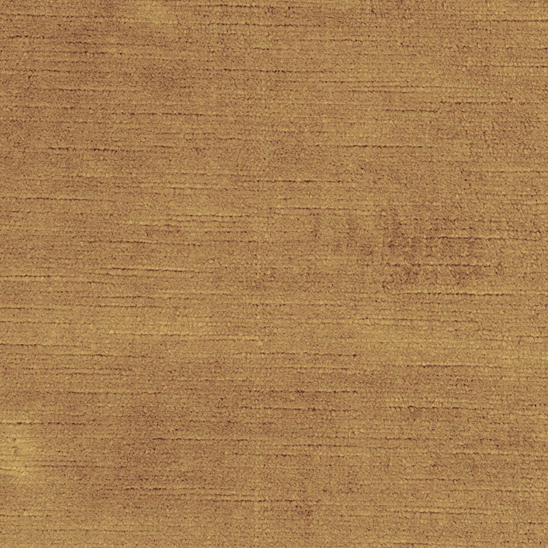 Schumacher Antique Linen Velvet Caramel Fabric Sample 43133