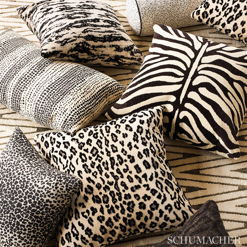 Schumacher Safari Epingle Snow Leopard 43182 Fabric | 40% Off (Samples)