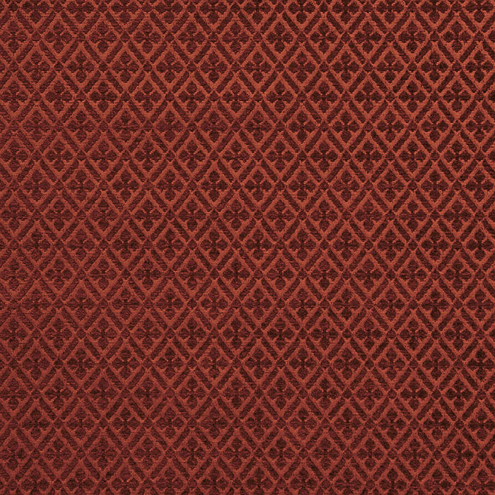 Schumacher Whittington Chenille Poppy Fabric Sample 43451