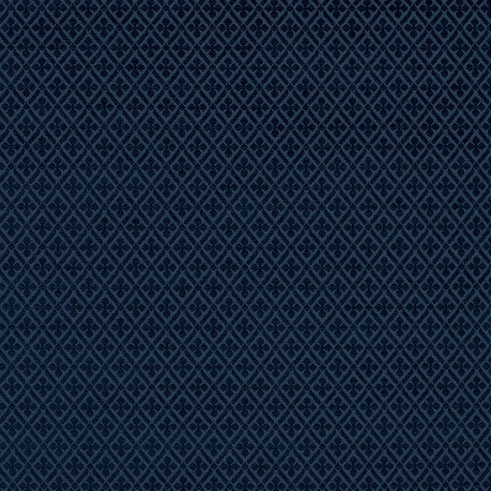 Schumacher Whittington Chenille Blue Fabric Sample 43453