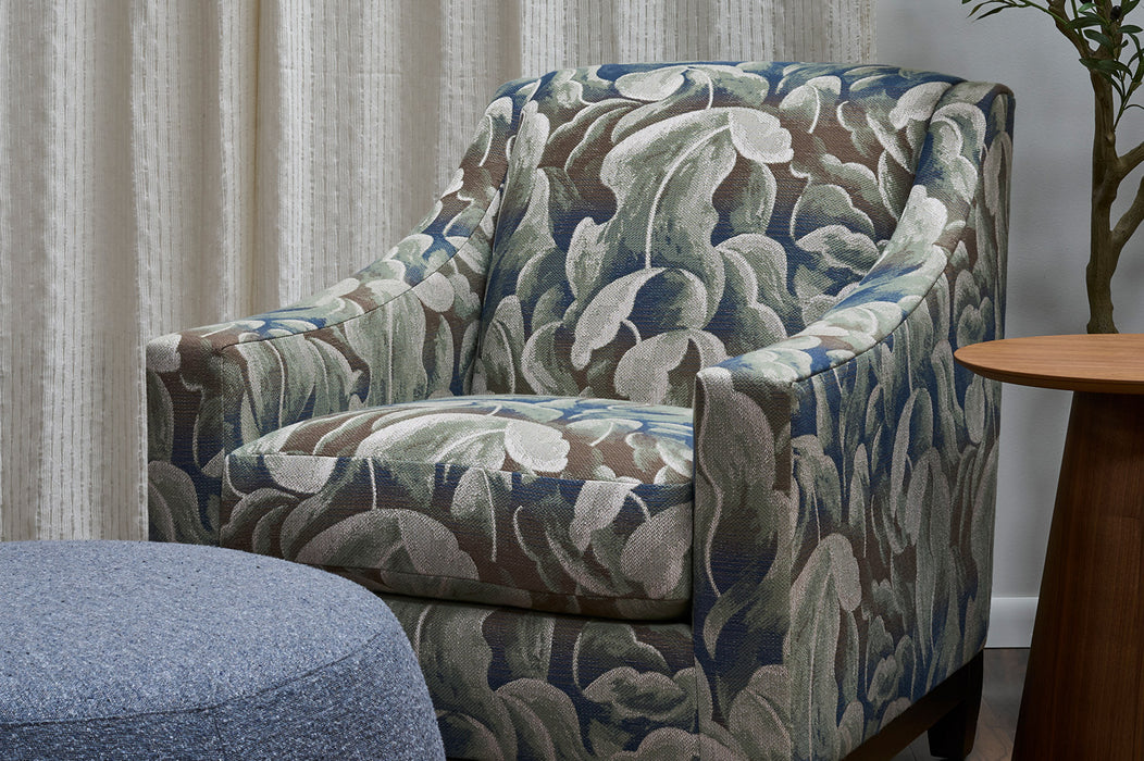 Brentano Nightbloomer Silver Coyote Fabric 4357-03