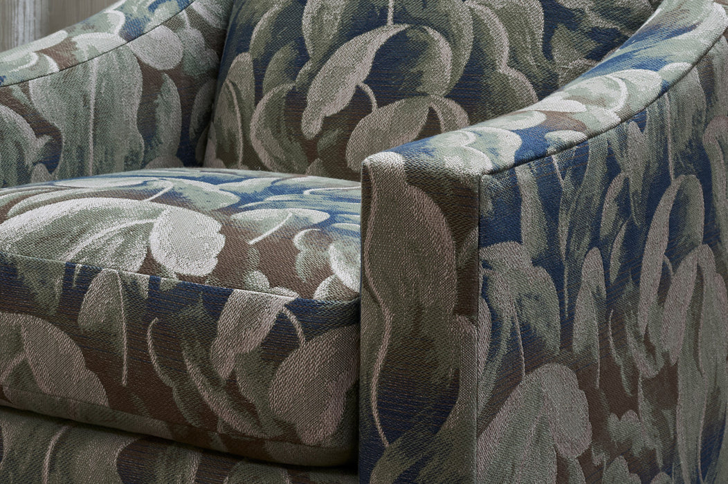 Brentano Nightbloomer Silver Coyote Fabric 4357-03