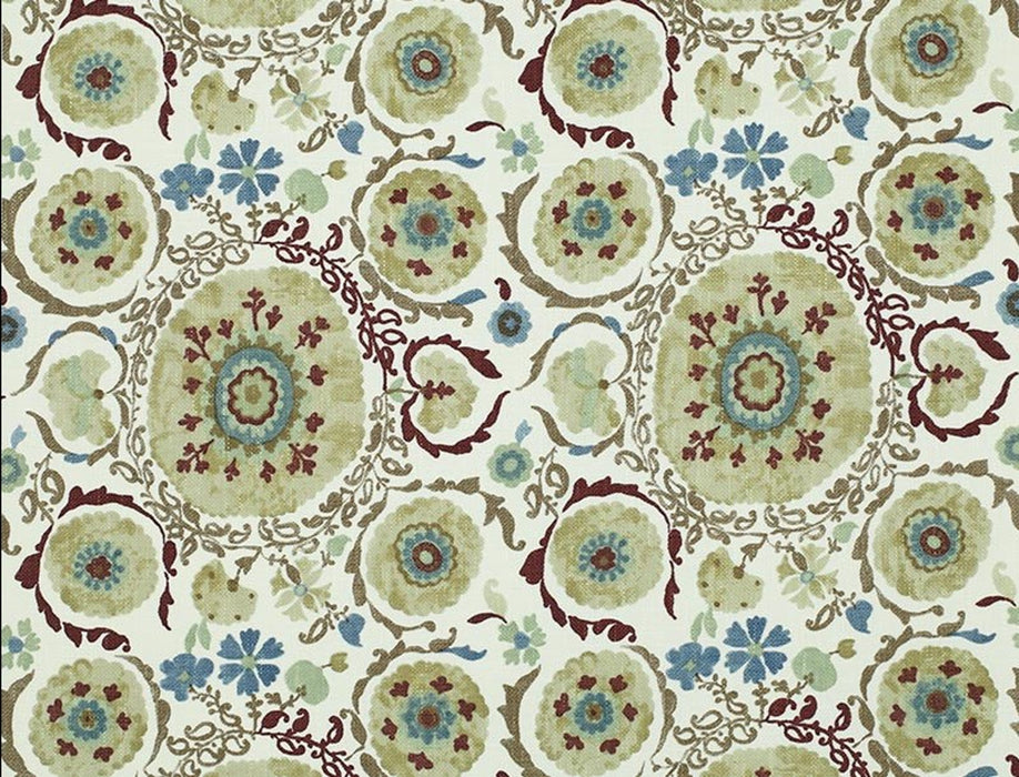 No.9 Thompson Phulkari Celadon Fabric Sample N9012077002