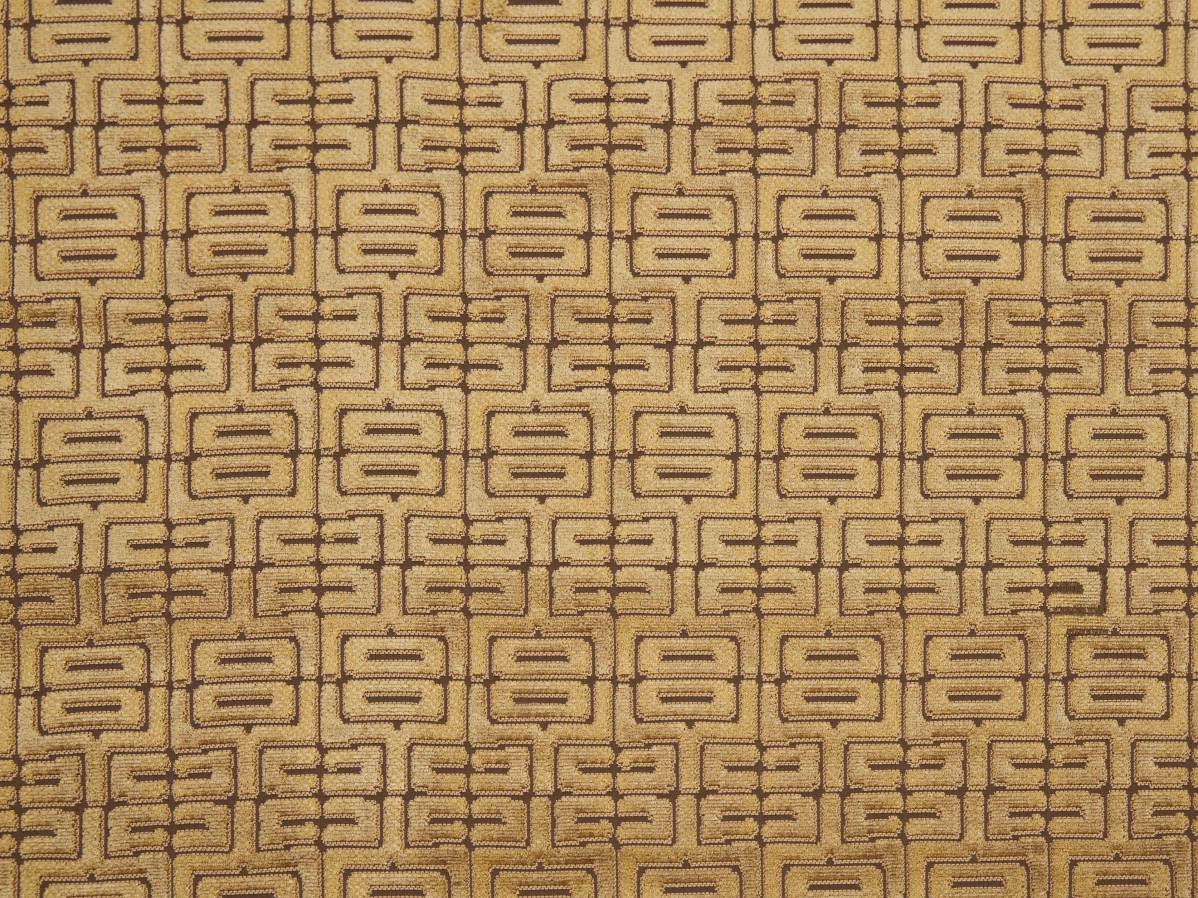 Jim Thompson Labyrinth Velvet Sienna Fabric JT013900005