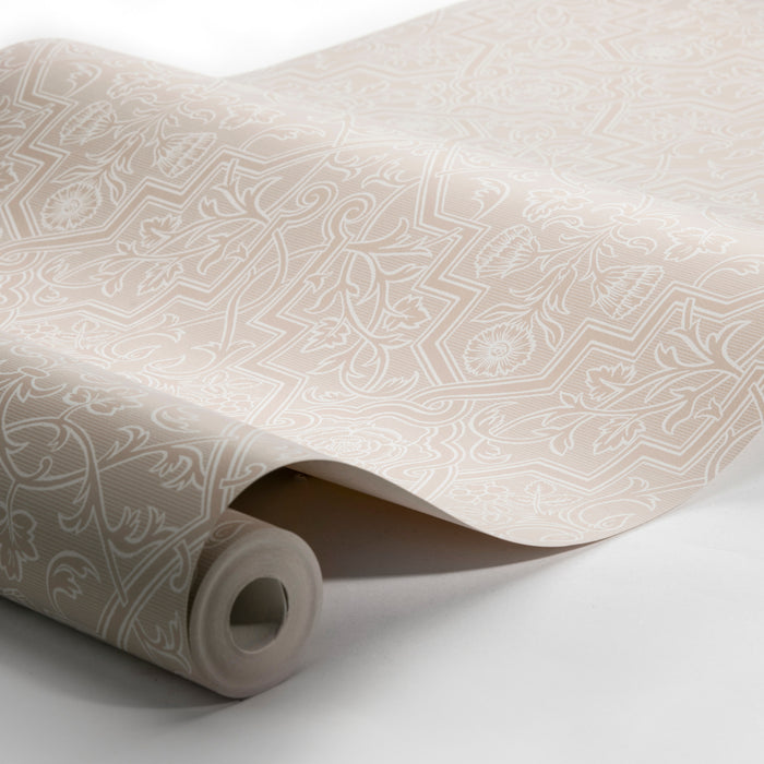 Schumacher Rosenvinge Natural Wallpaper Sample 4503