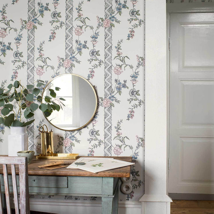 Schumacher Slottsteatern Multi Wallpaper Sample 4507