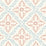 Schumacher Nyborg Blue And Red Wallpaper Sample 4514