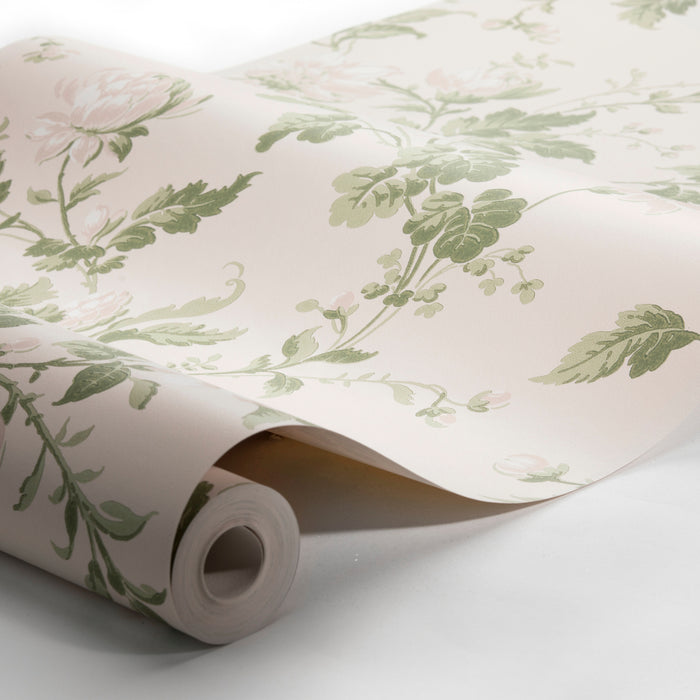 Schumacher Blomslinga Leaf Wallpaper Sample 4519