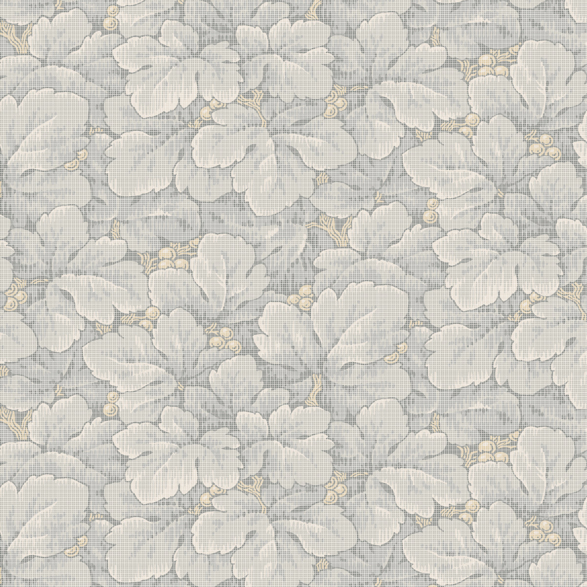 Schumacher Waldemar Soft Blue Wallpaper 4546