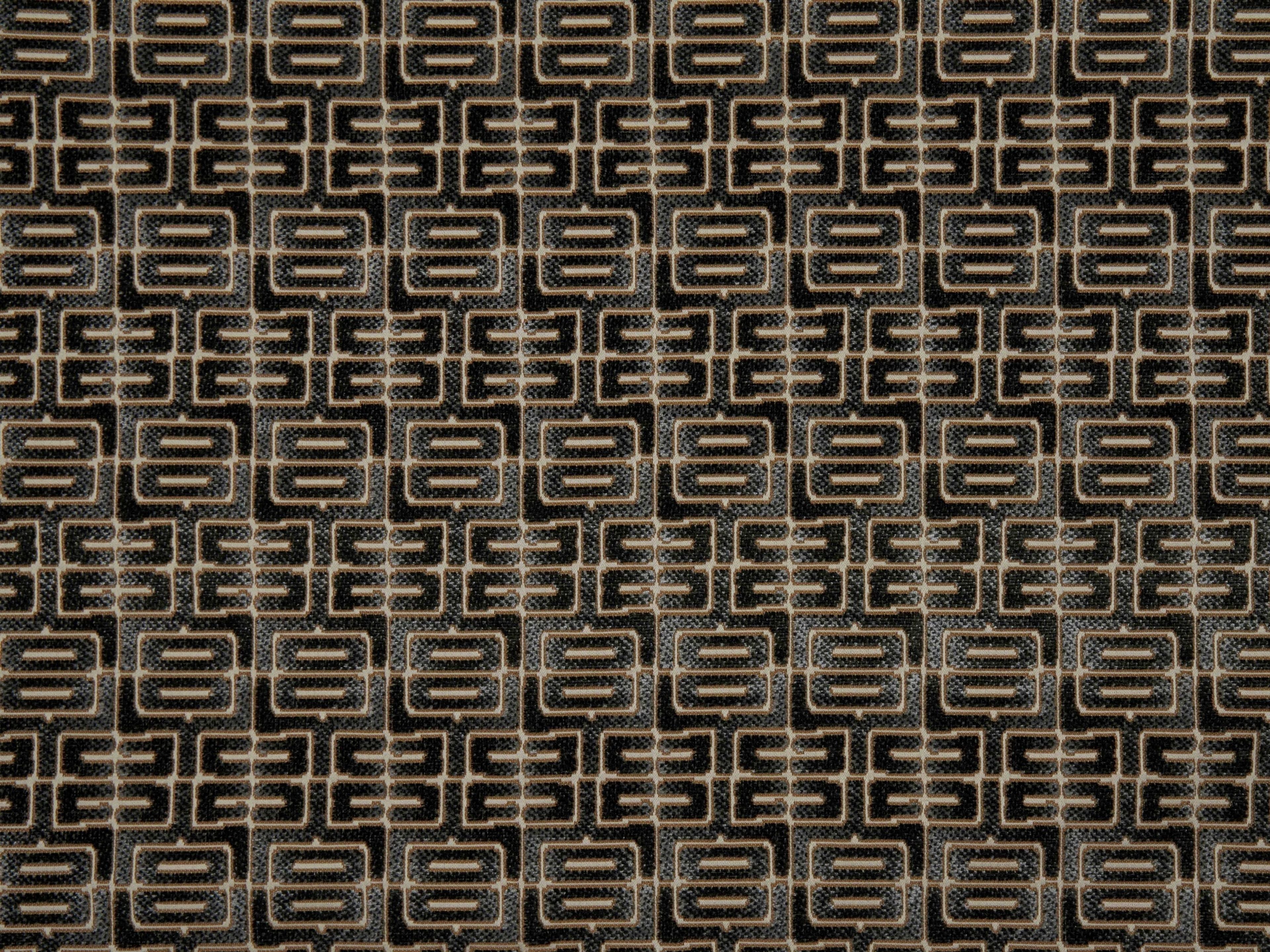 Jim Thompson Labyrinth Velvet Graphite Fabric JT013900006