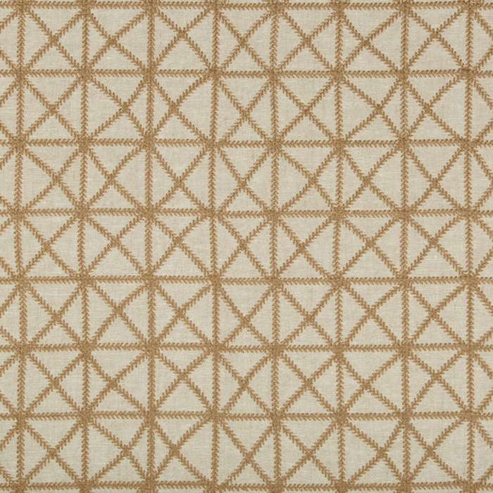 Kravet Design X-Grid Linen Fabric Sample 4571.616.0