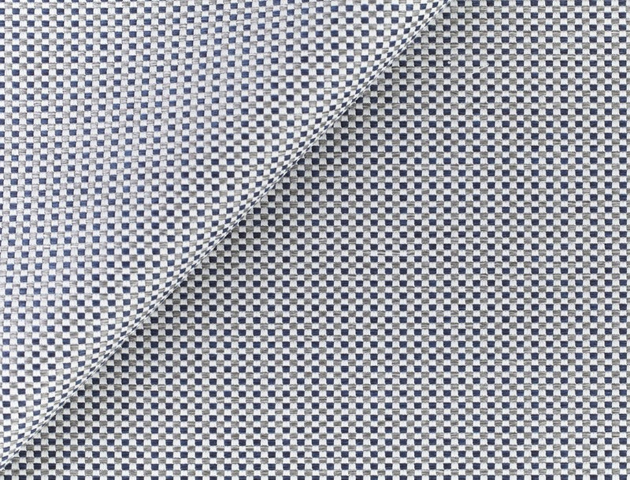 No.9 Thompson Chinese Checkers Silver Blue Fabric N9012123004