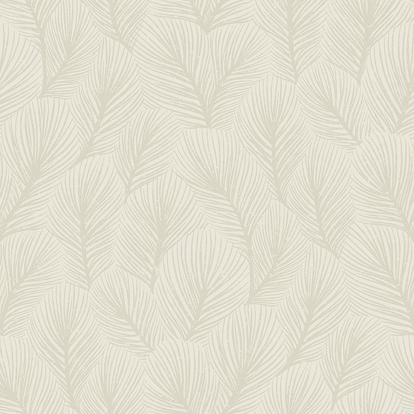 Schumacher Pine Tree Natural Wallpaper Sample 4706