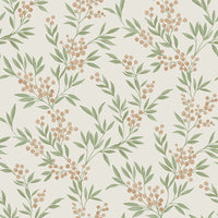 Schumacher Forest Berries Leaf And Stone Wallpaper 4714