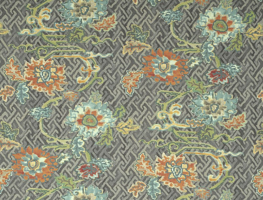 No.9 Thompson Paradise Vine Black Forest Fabric Sample N9012151003