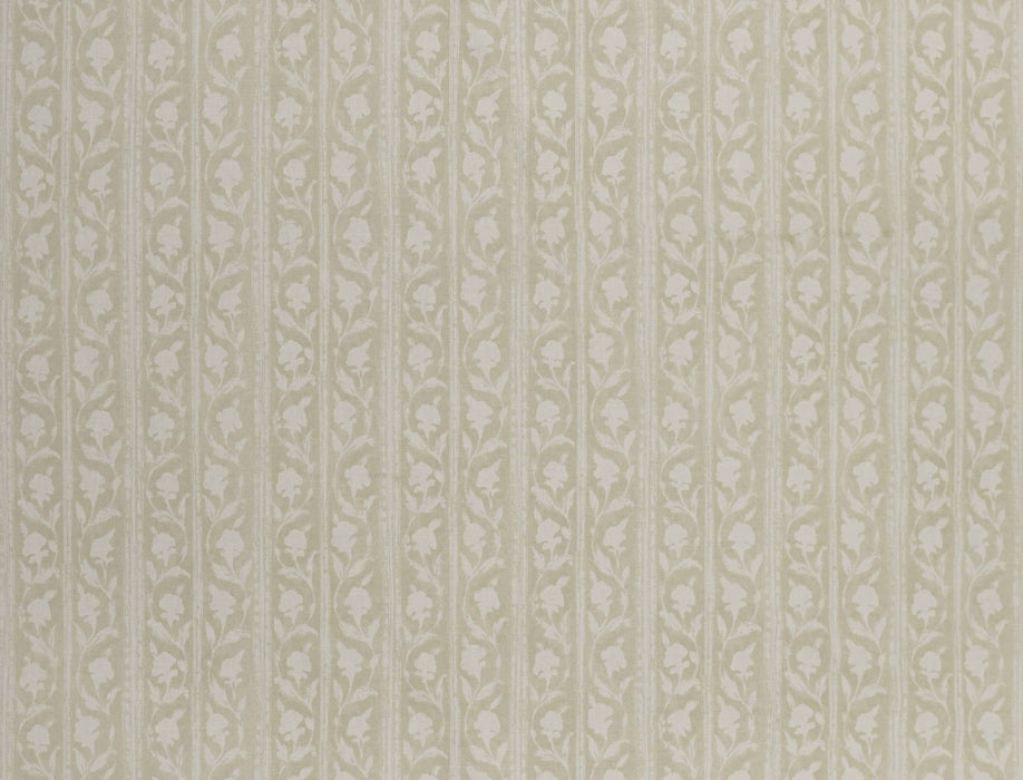No.9 Thompson Jasmine Stripe Paper White Fabric Sample N9012302001O