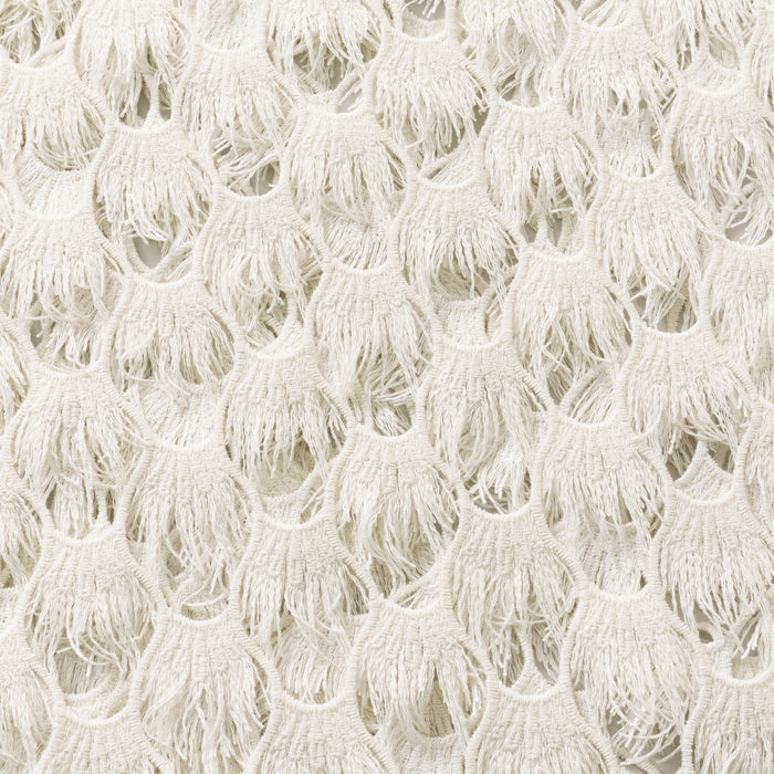 Holly Hunt Great Plains Marabou Vanilla Fabric Sample 4904/01