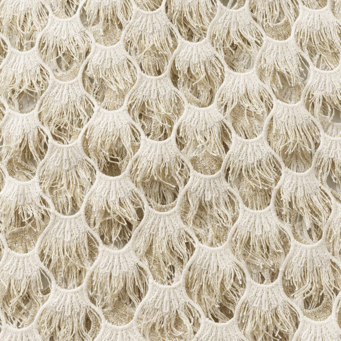Holly Hunt Great Plains Marabou Natural Fabric Sample 4904/02