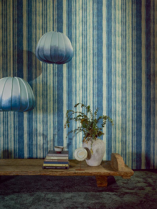 Pierre Frey Colorado Indigo Wallpaper Sample FP134001