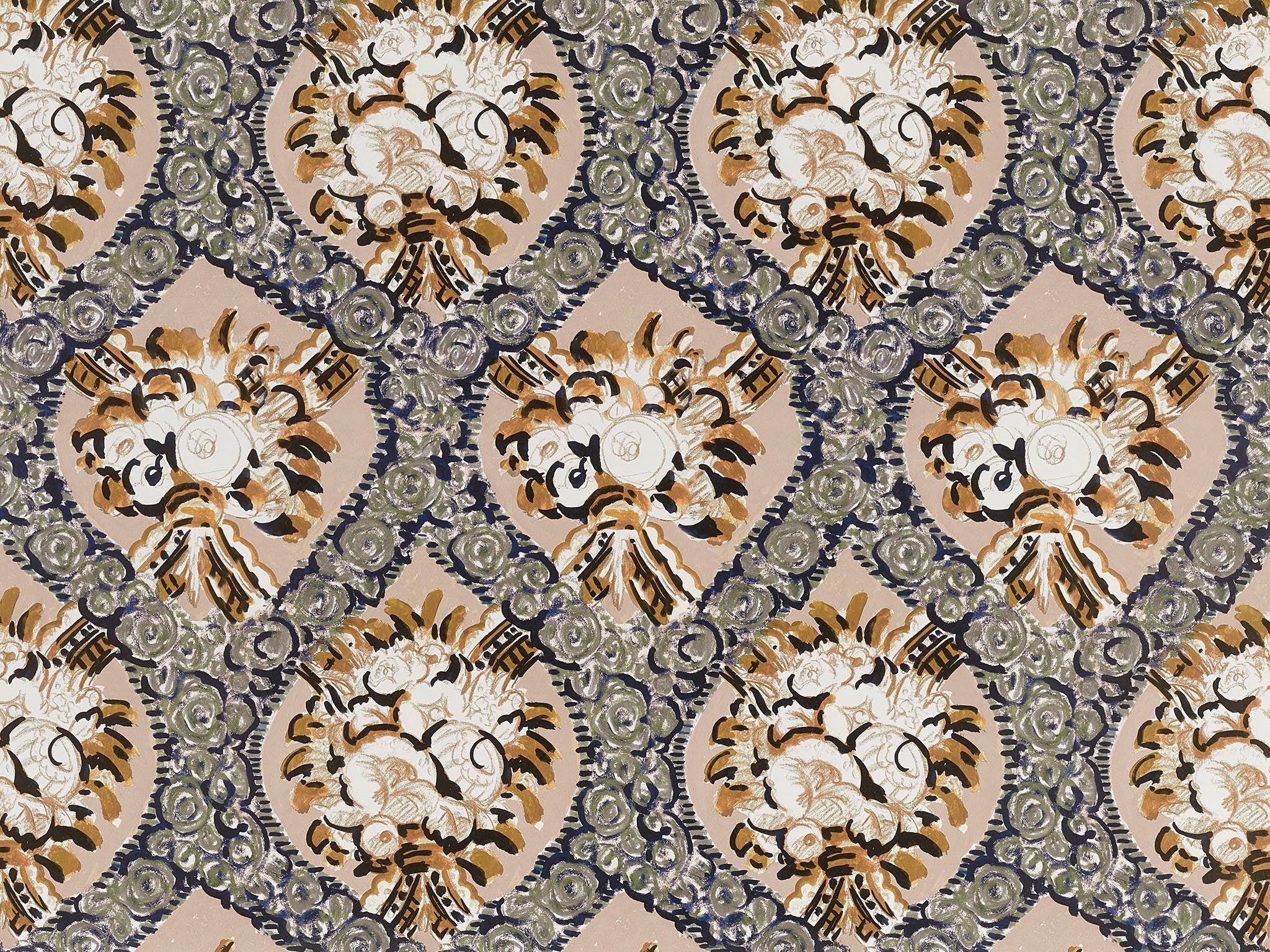 Pierre Frey Anastasia Tisane Wallpaper Sample FP873002