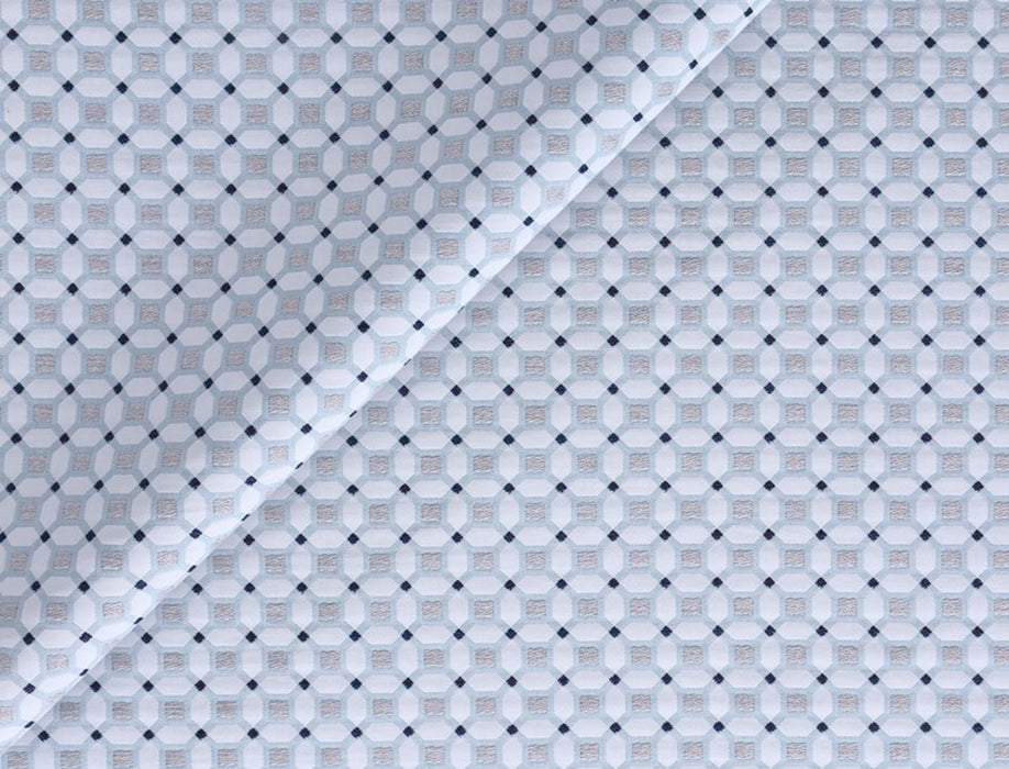 No.9 Thompson Hopscotch Soft Blue Fabric N9012224002