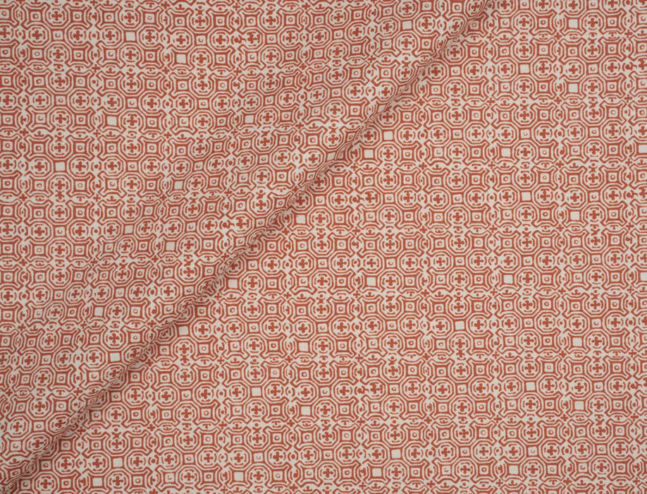 Jim Thompson Hmong Resist Coral Fabric Sample JT013812005