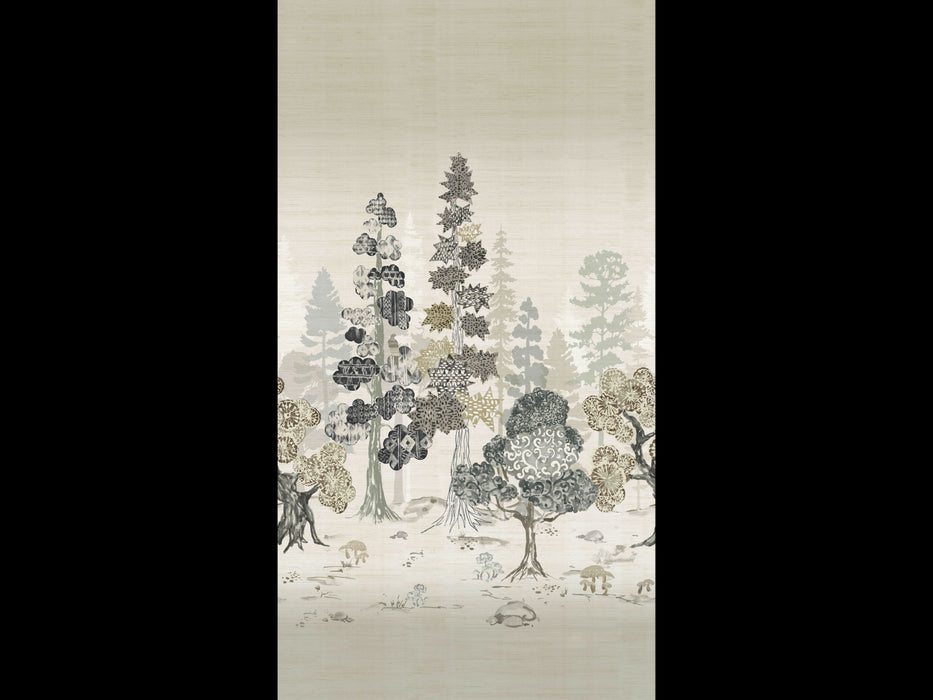 No.9 Thompson Folklore Sisal Grasscloth 2 Drops Sepia Wallpaper N9021046002