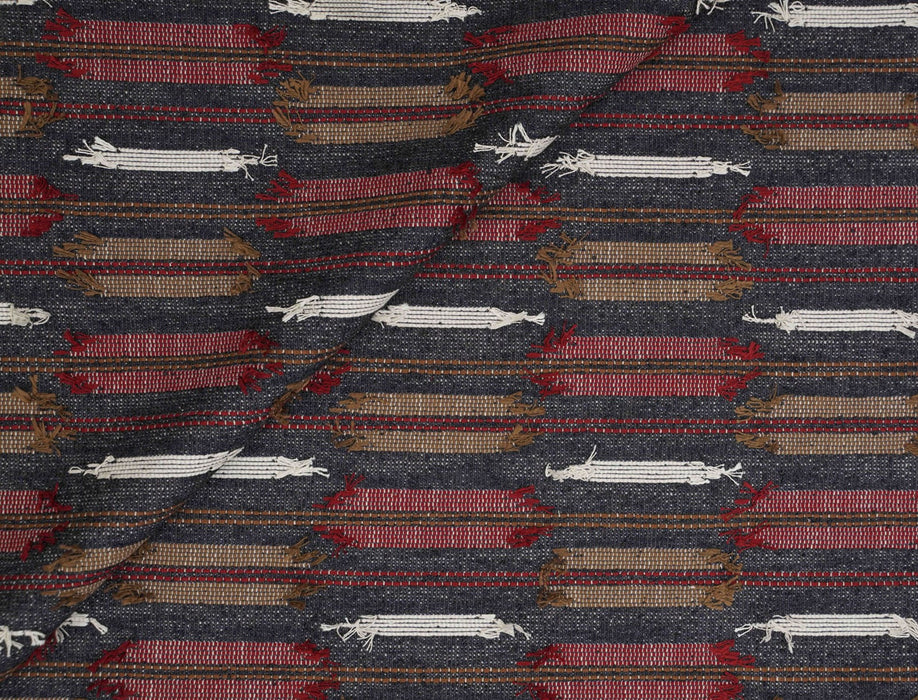 No.9 Thompson Isadora Blue And Red Fabric Sample N9012359002