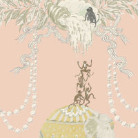No.9 Thompson Monkey Business  Blush Wallpaper N9021038004