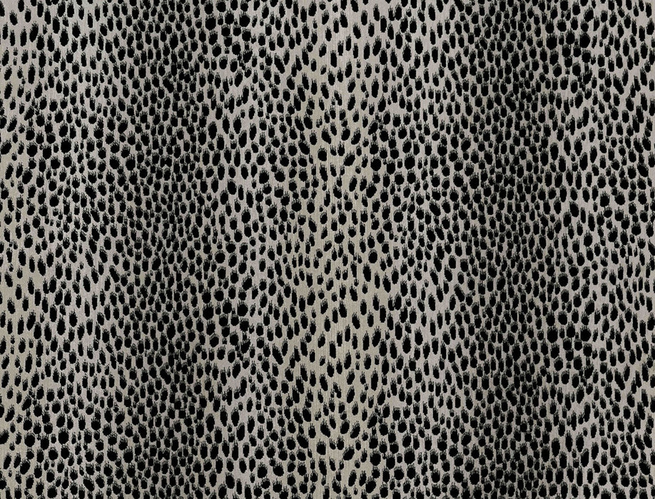 Jim Thompson Cheetah Silver Grey Fabric Sample JT013761001