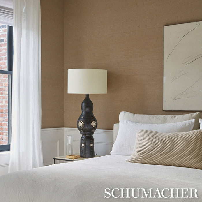 Schumacher Kumano Jute Driftwood Wallpaper 5002805