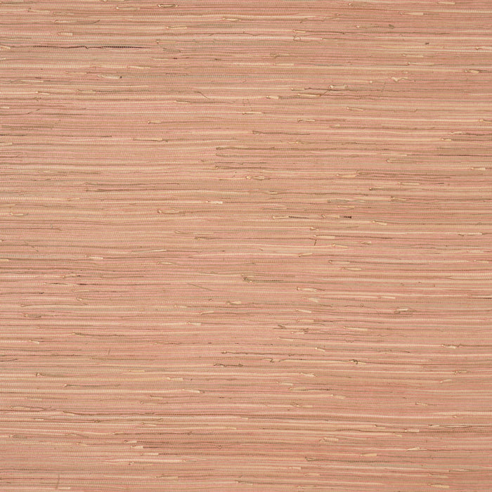 Schumacher Nami Rushcloth Woodrose Wallpaper Sample 5002861
